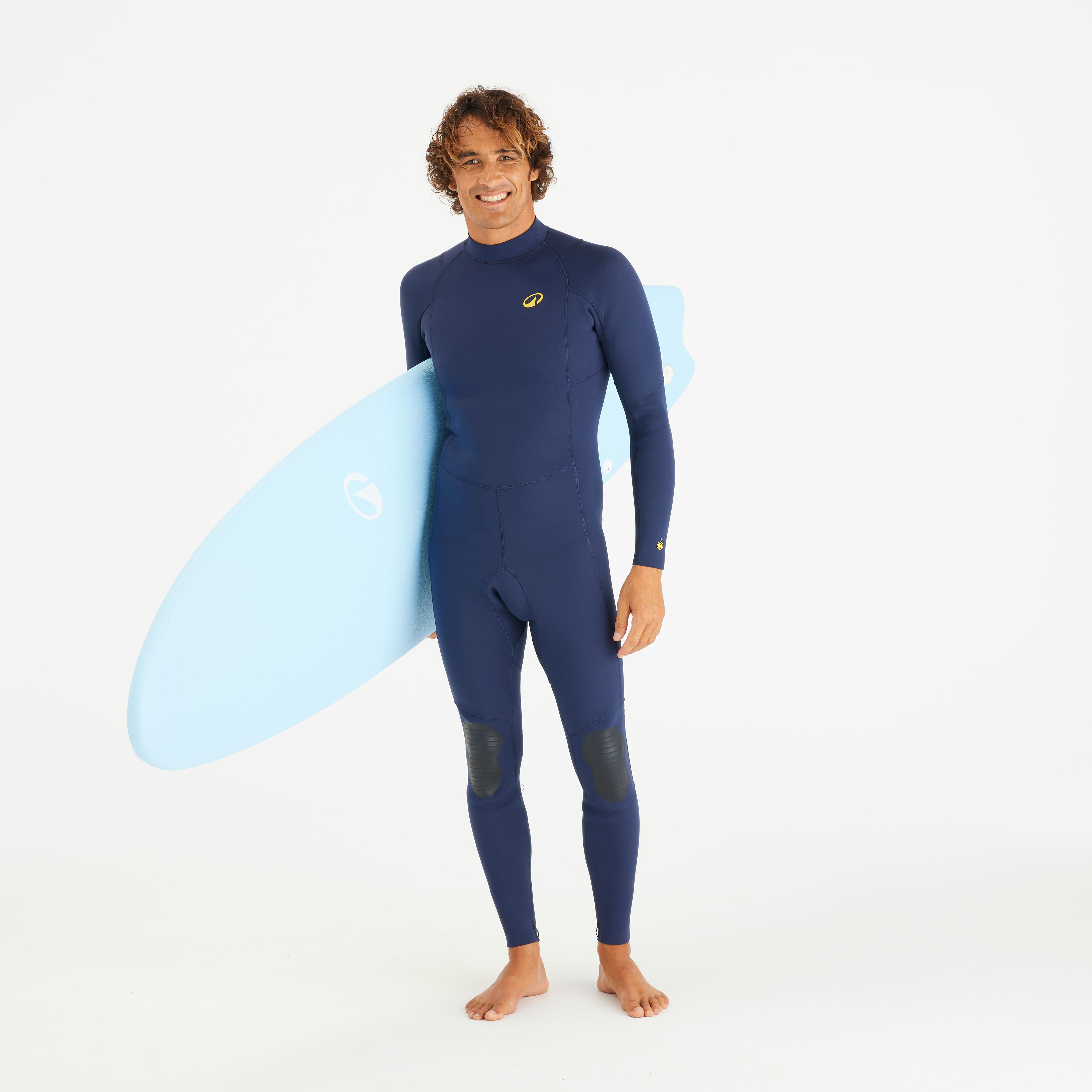 Decathlon Neoprenanzug Surfen Herren Naturkautschuk 2/2 mm Yulex 100 blau
