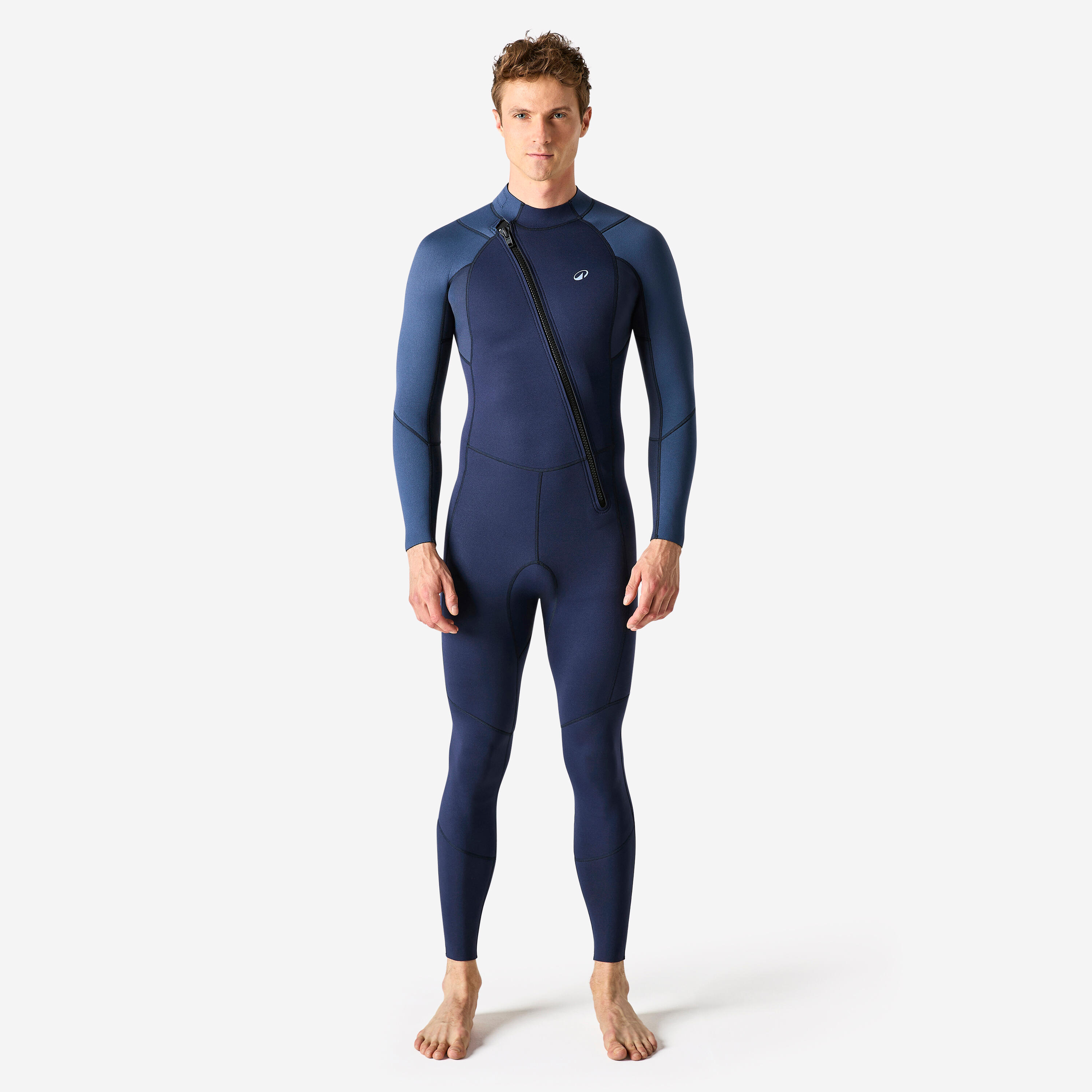 Decathlon Neoprenanzug Einteiler Schnorcheln Tauchen Herren 2,5 mm Essential blau