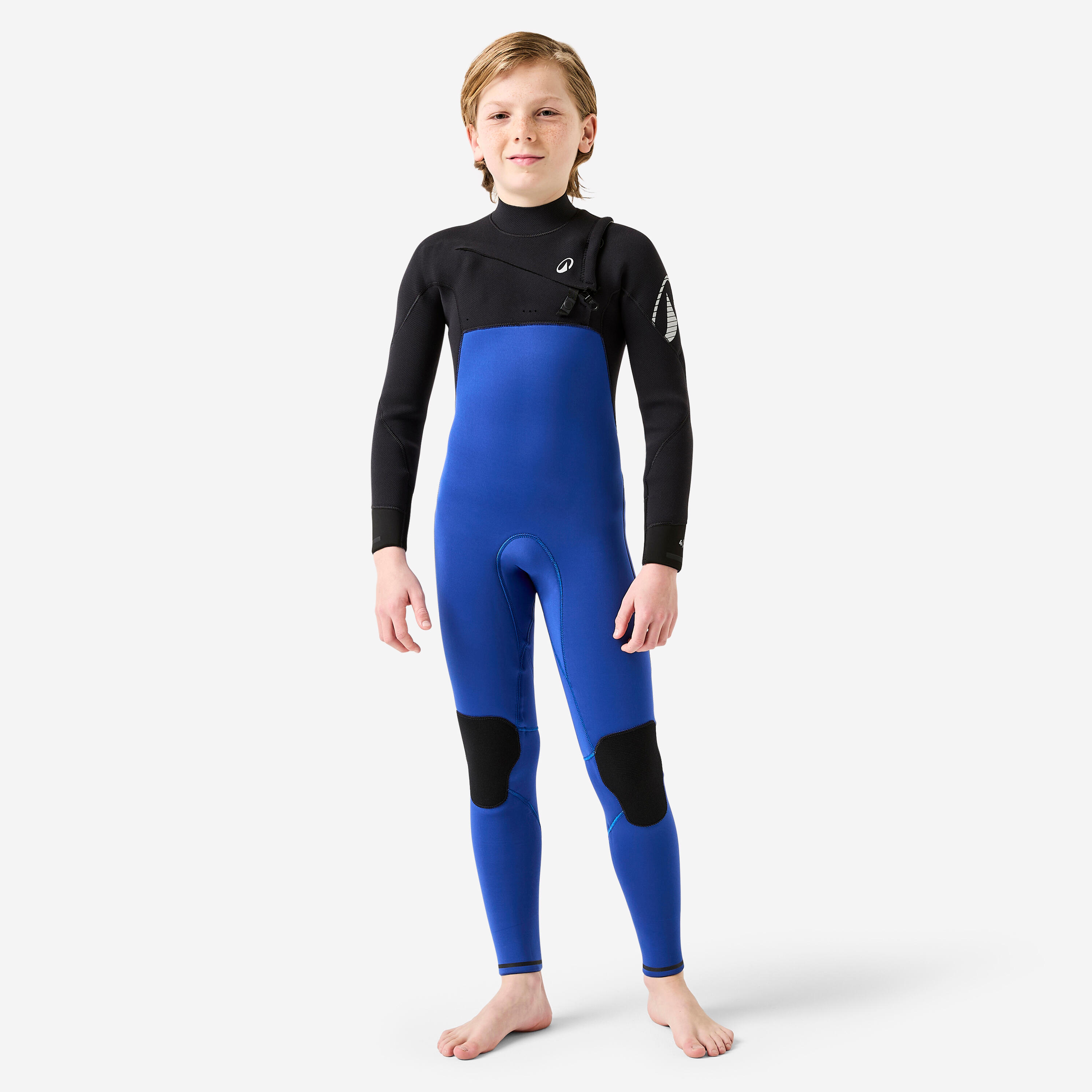OLAIAN Neoprenanzug Surfen Kinder 4/3 mm - 900 blau/schwarz
