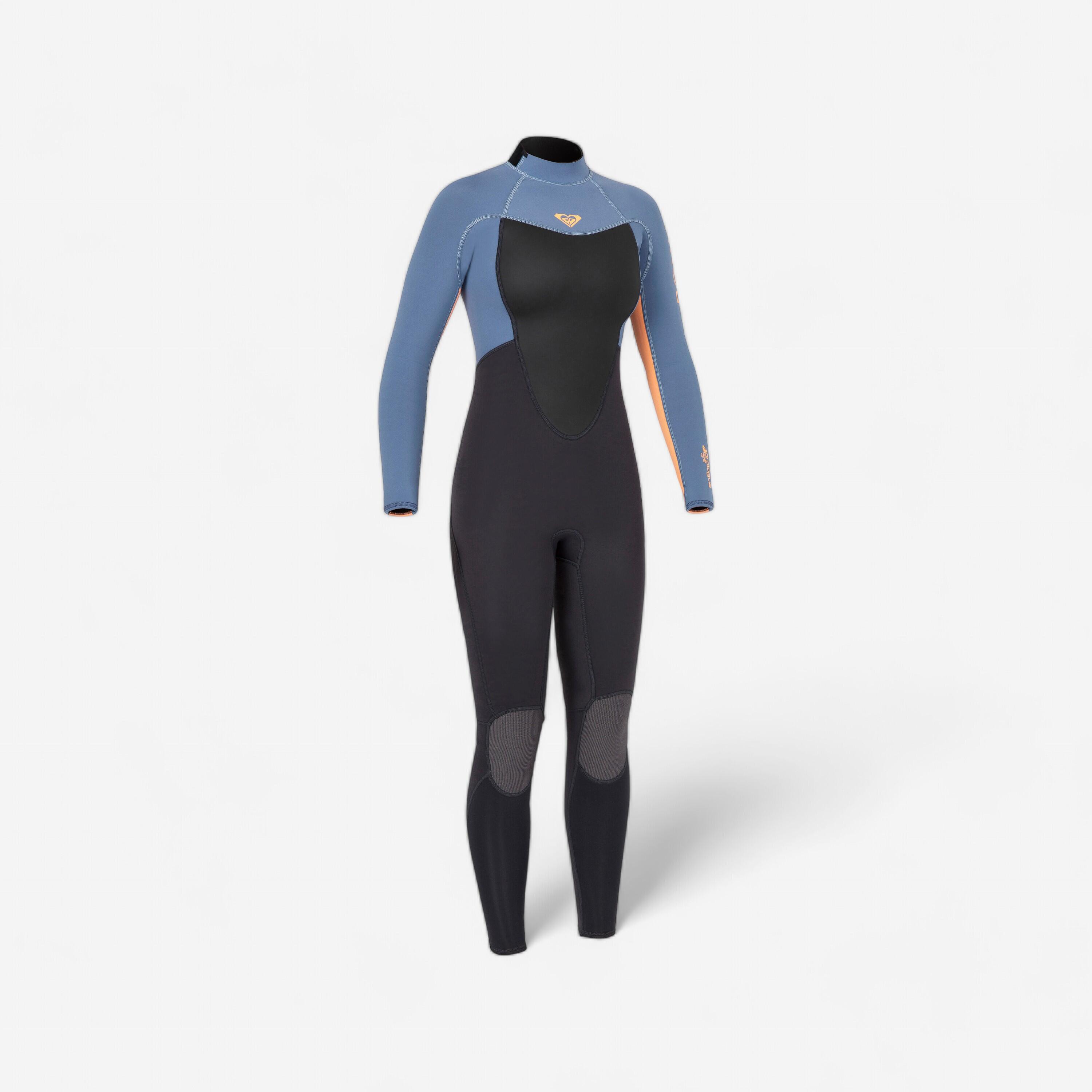 Roxy Neoprenanzug Surfen Roxy Prologue Damen 4/3 mm schwarz/pastellblau