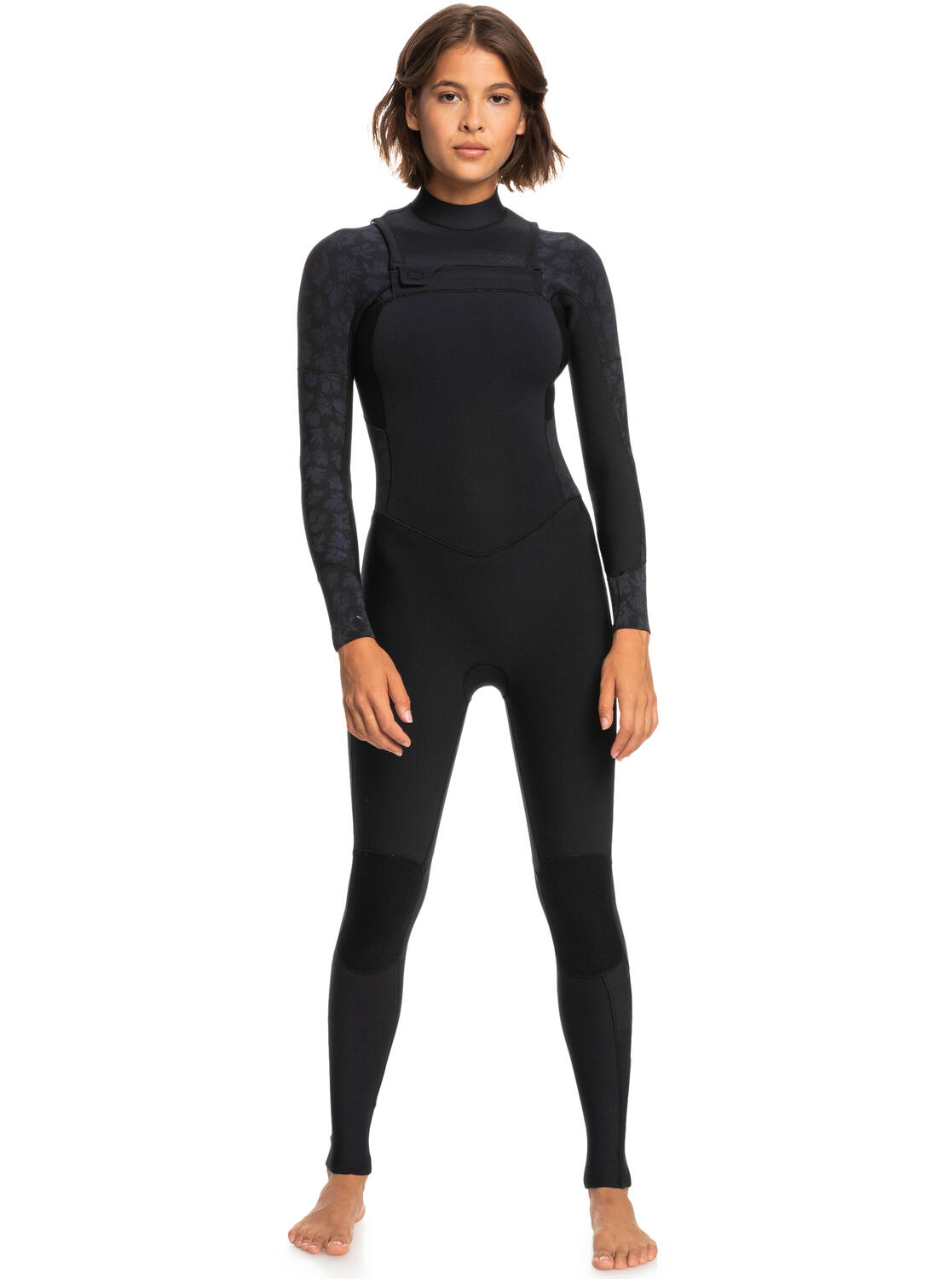 Roxy Chest-Zip-Neoprenanzug 3/2MM SWELL SERIES Schwarz Frauen
