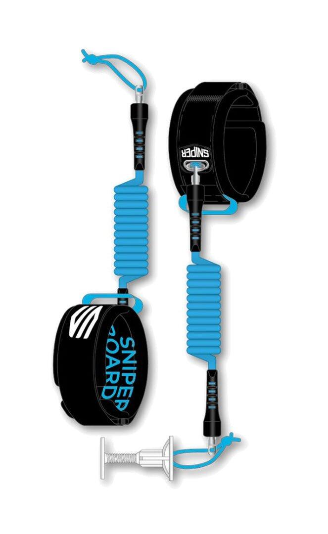 Sniper Deluxe Spiral-Leash Bizeps Bodyboard