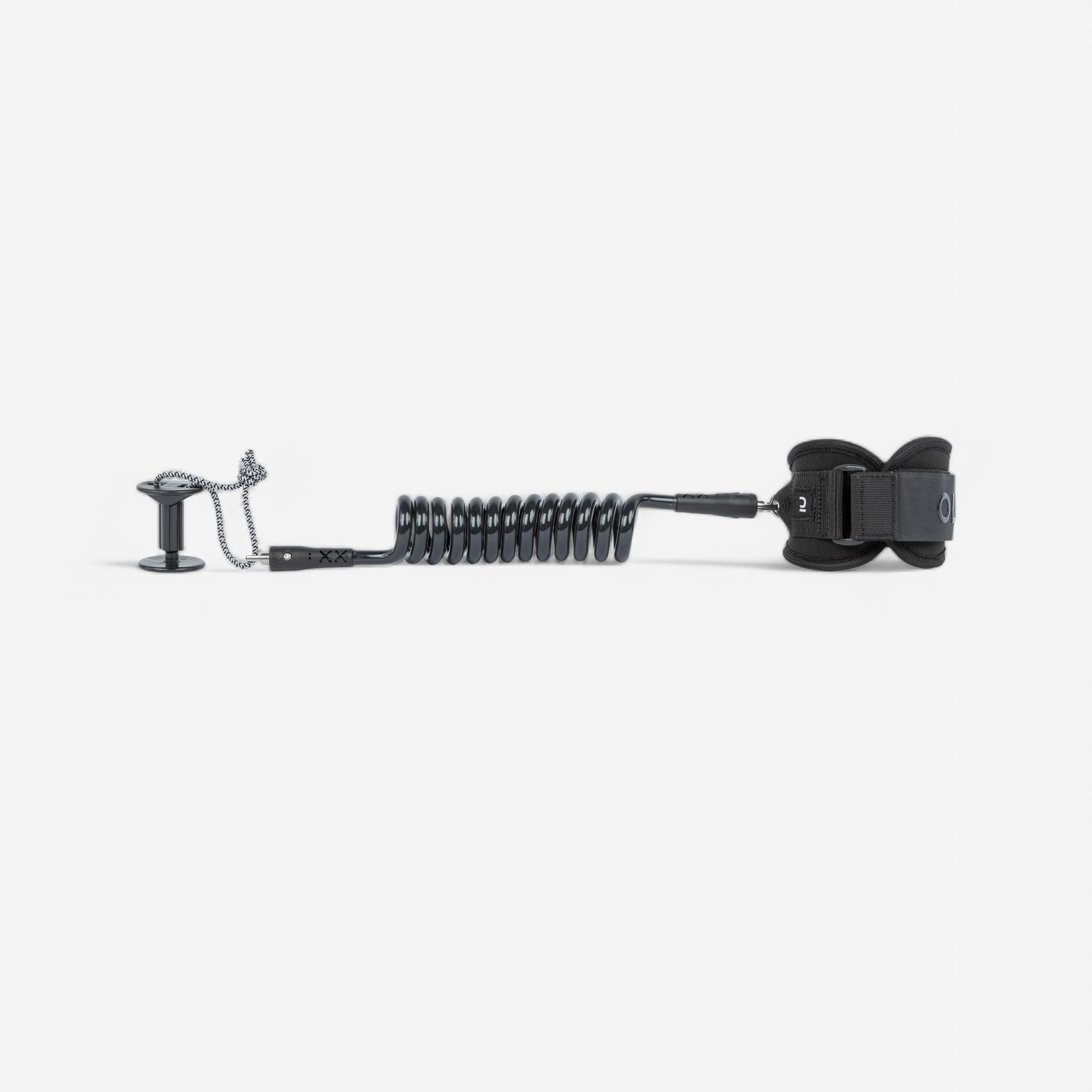 RADBUG Spiral-Leash 8,5 mm für Bodyboard Bizeps 900 schwarz
