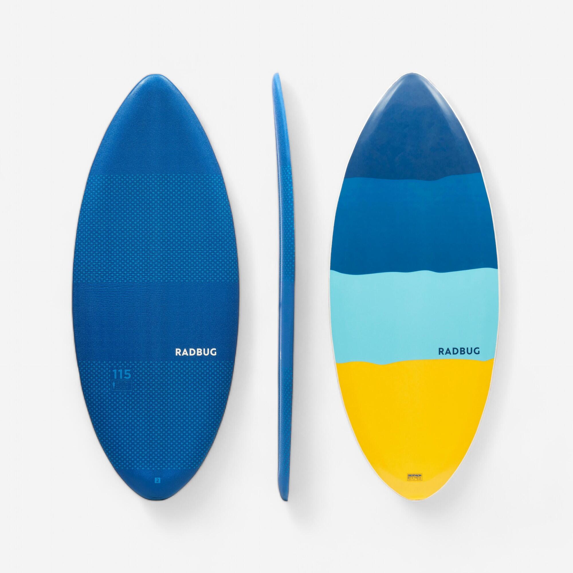 RADBUG Skimboard Schaumstoff Kinder - 500 blau/gelb