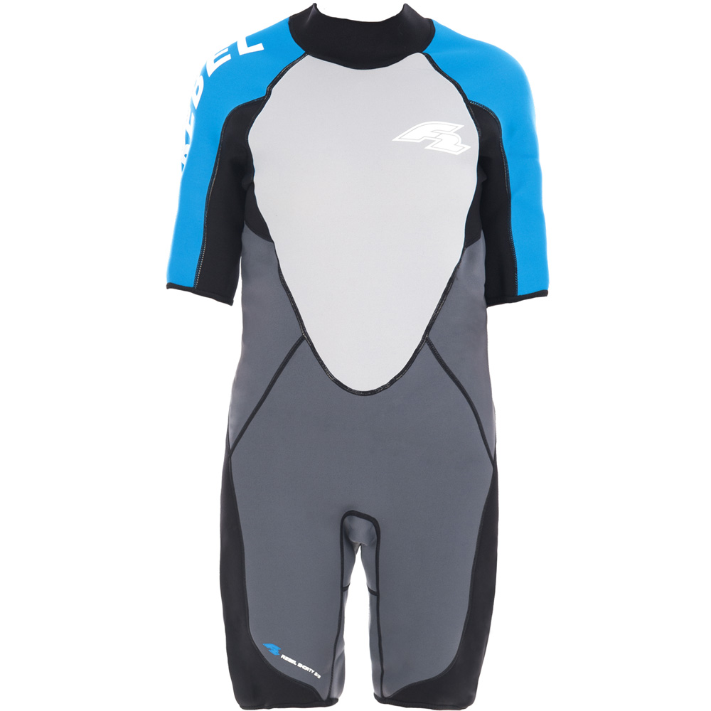 F2 Rebel Shorty Neoprenanzug Blue/Grey