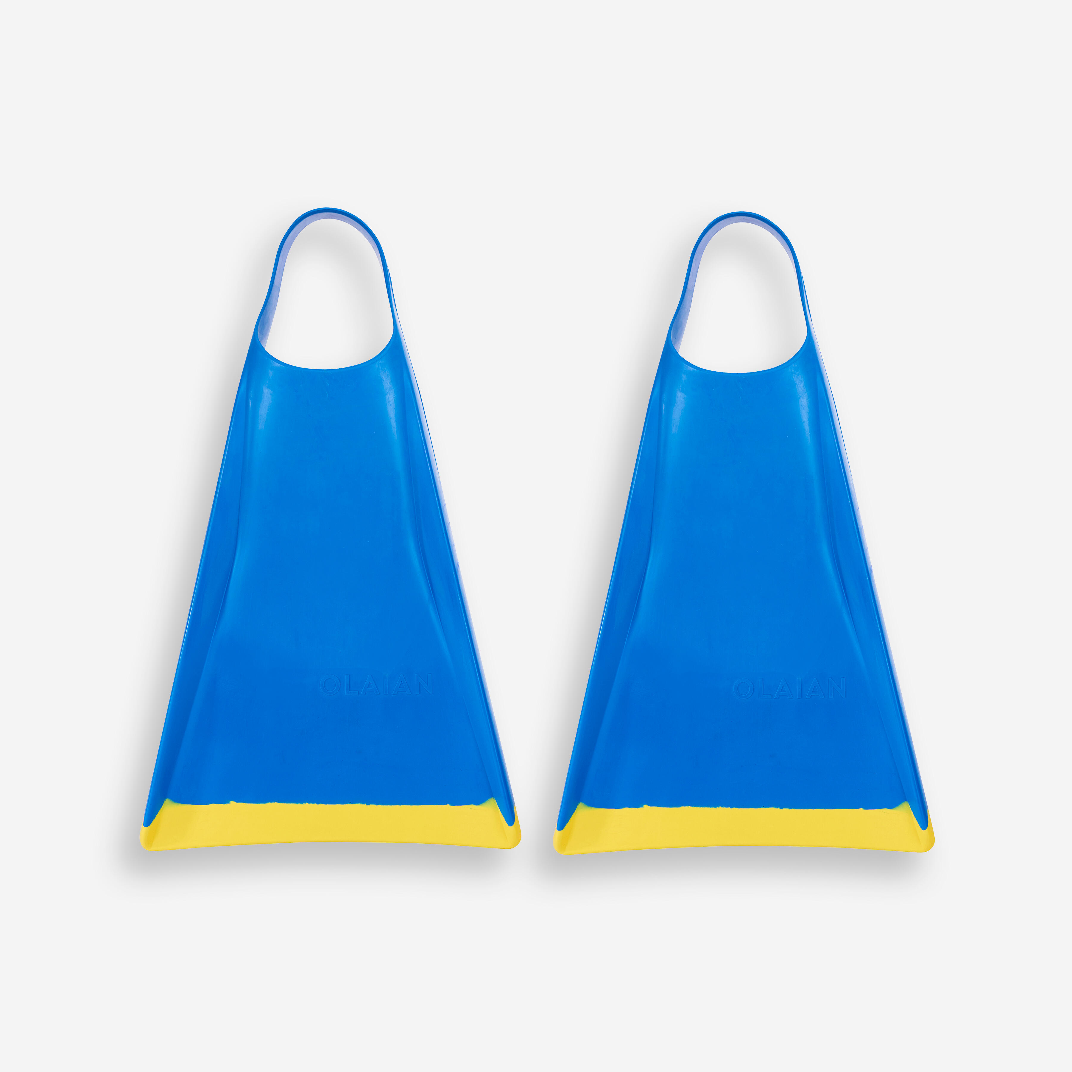 Decathlon Flossen Bodyboard 100 türkis/gelb