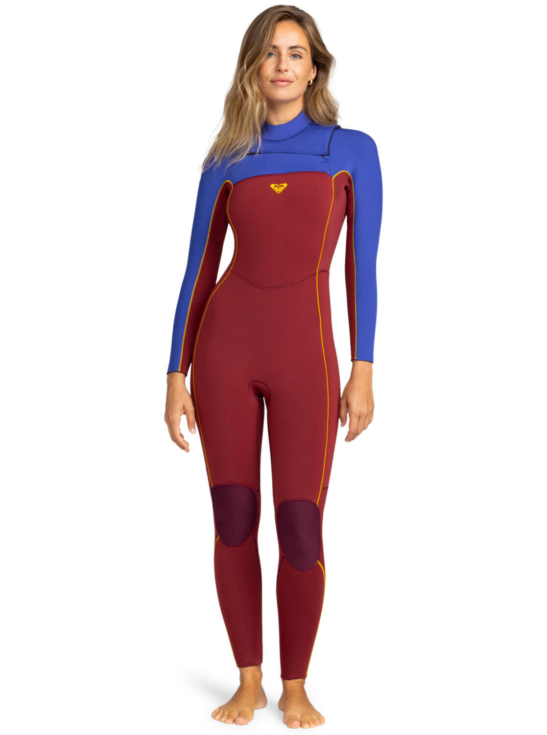 Roxy GBS-Neoprenanzug mit Chest-Zip 3/2MM RISE Rot Frauen