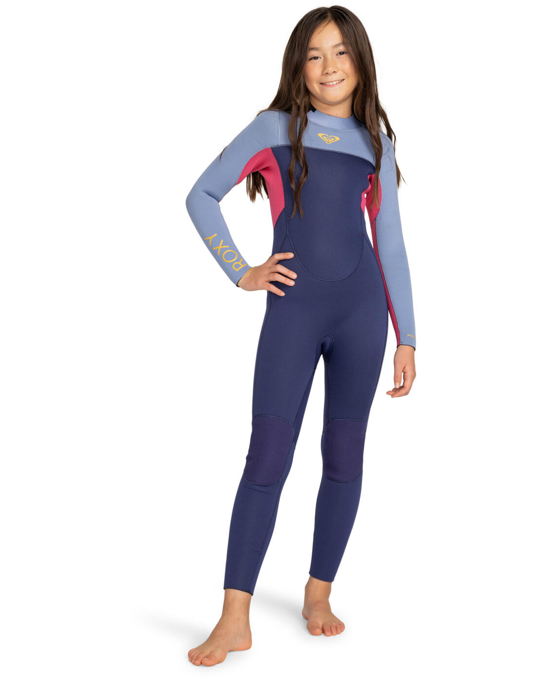 Roxy GBS-Neoprenanzug mit Back-Zip 4/3MM PROLOGUE Blau Mädchen 8 - 16