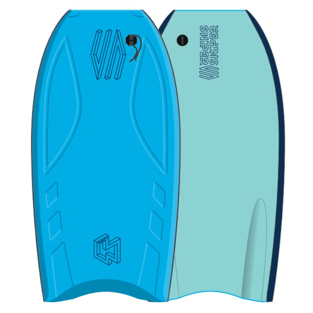 SNIPER Bodyboard BunchII EPS Stringer 39 Cyan