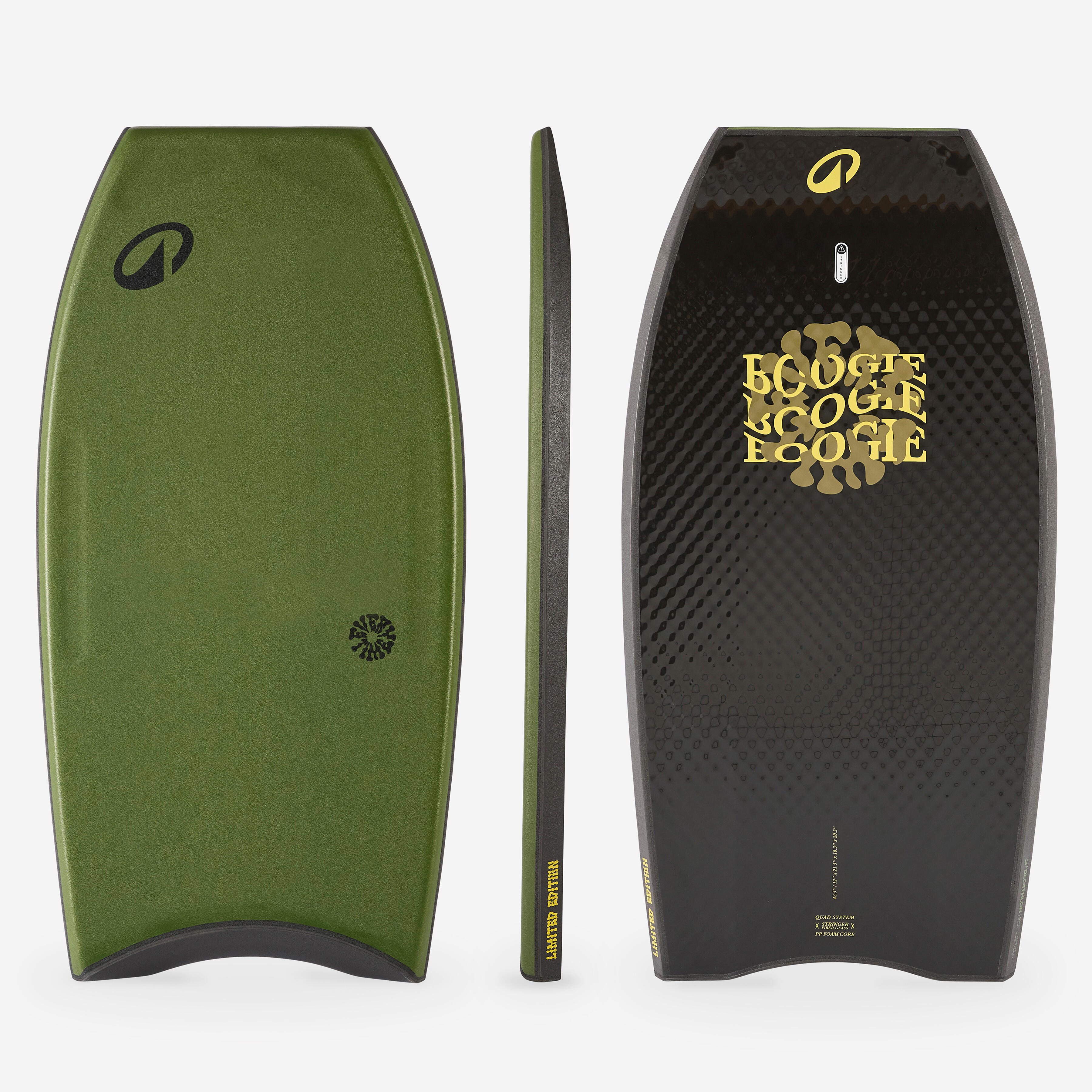 Decathlon Bodyboard 900 LTD khaki/schwarz