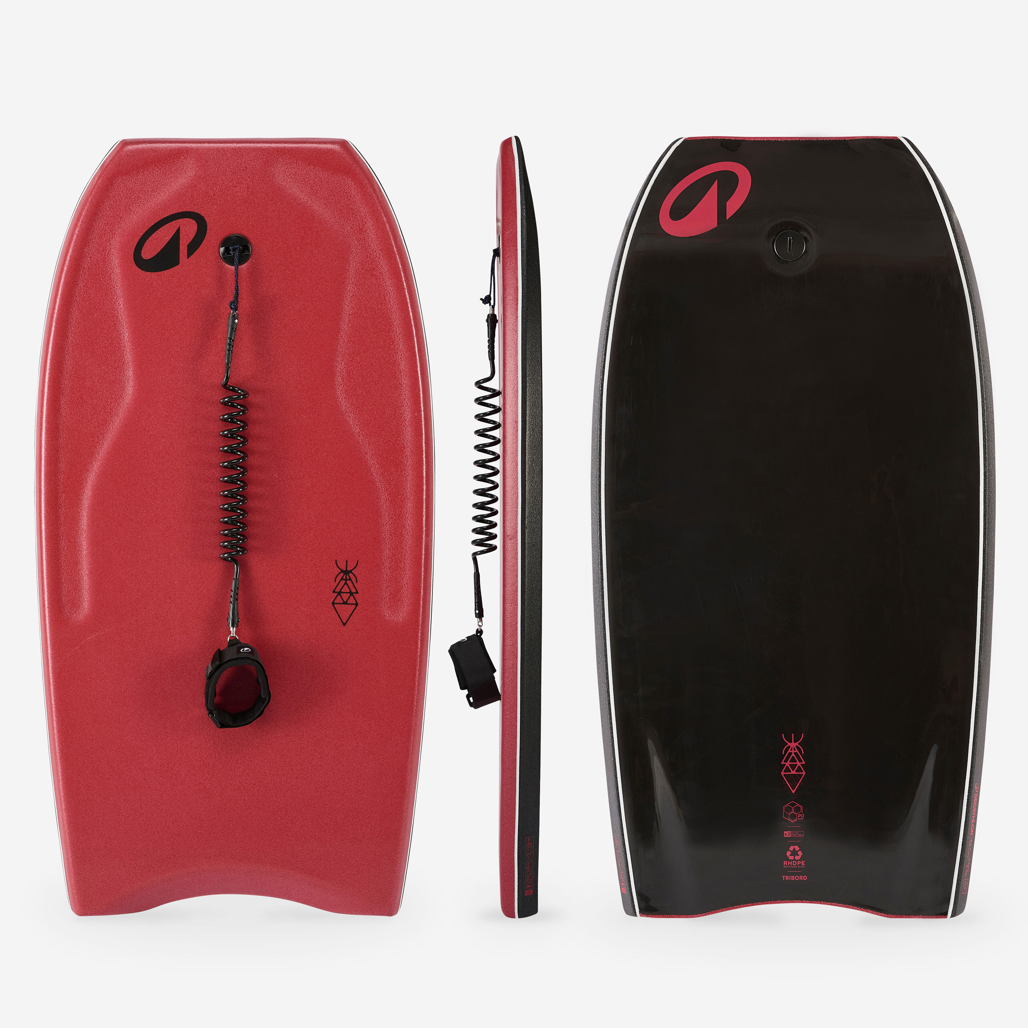 Decathlon Bodyboard 500 rot
