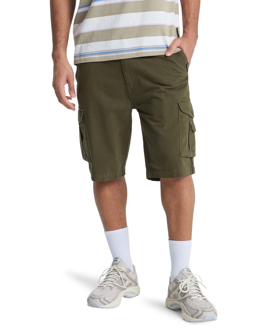 Quiksilver Cargoshorts CRUCIAL BATTLE CARGO Grün Herren